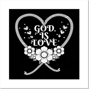 1 John 4:8 God Is Love Posters and Art